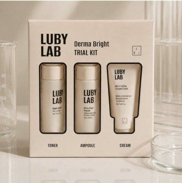 Міні Кіт для відновлення та освітлення шкіри - LUBYLAB Derma Bright Trail Kit 15 мл * 3 шт М-141 фото