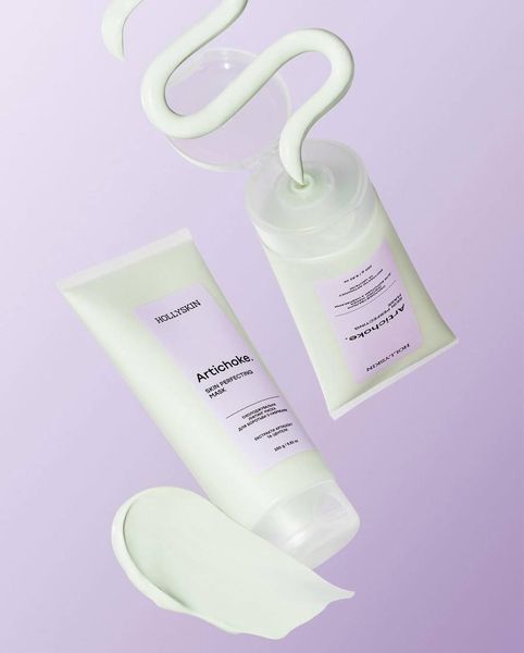 Охолоджувальна ліфтинг маска для боротьби з набряками HOLLYSKIN Artichoke. Skin Perfecting Mask 00202 фото