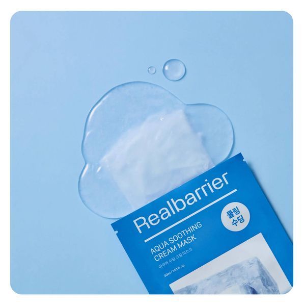 Real Barrier Aqua Soothing Cream Mask &ndash; тканинна маска заспокійлива 00135 фото