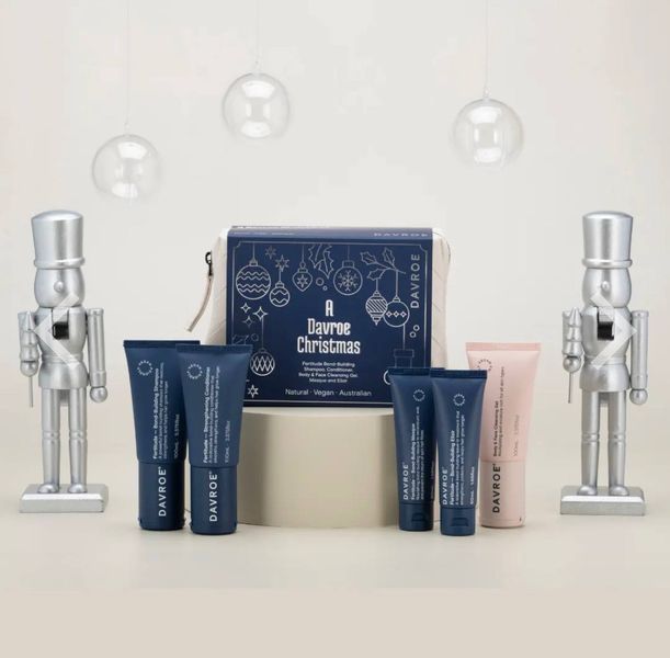 A Davroe Christmas Fortitude Travel Pack Різдвяний Туристичний набір продуктів для зміцнення волосся 000267 фото