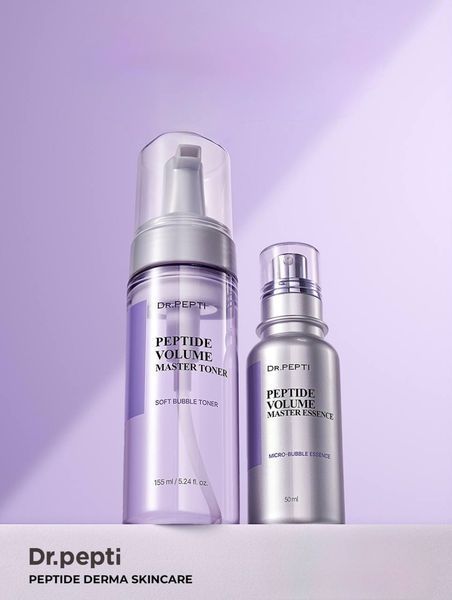 Пептидний тонер для підтримки пружності та зволоження шкіри DR.PEPTI Peptide Volume Master Toner, 155 мл М-151 фото