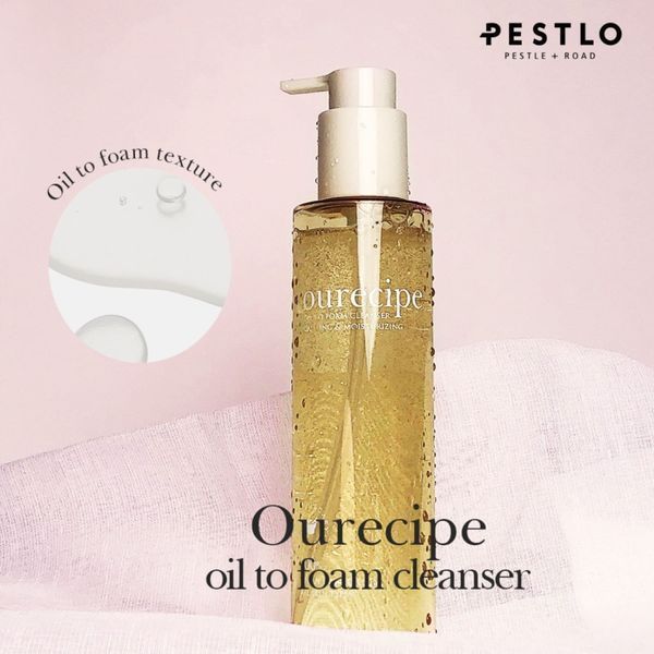 Очищуючий засіб для обличчя Ourecipe Oil to Foam Cleanser PESTLO 00063 фото