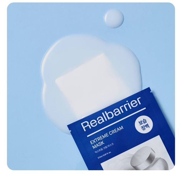Маска тканинна зволожувальна Real Barrier Extreme Cream Mask 00136 фото