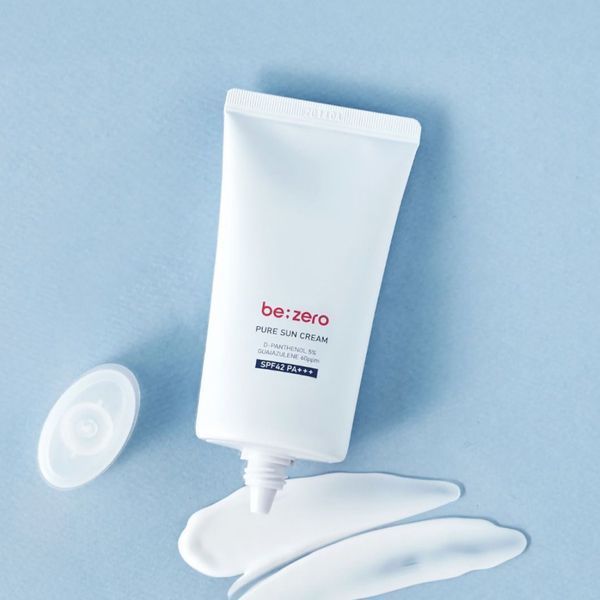 Зволожуючий сонцезахисний крем be:zero Pure Sun Cream SPF42 PA+++ Derma Factory 00022 фото