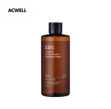 Очищувальний і балансуючий тонік з екстрактом кореня солодки ACWELL Licorice pH Balancing Cleansing Toner 000277 фото